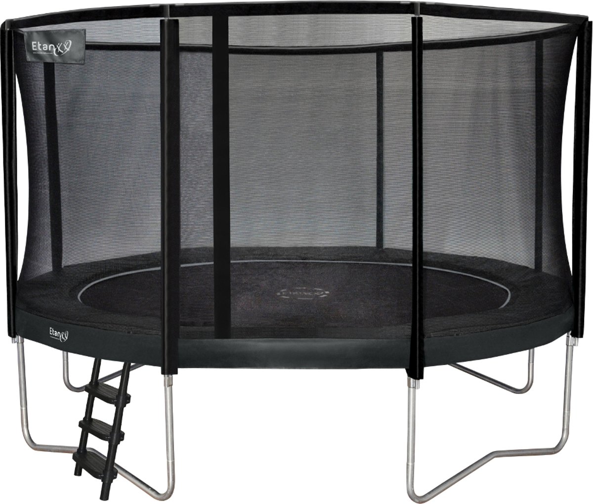 Etan Premium Gold Combi Trampoline set Ø427 cm - inc. Veiligheidsnet - Grijs - Rond