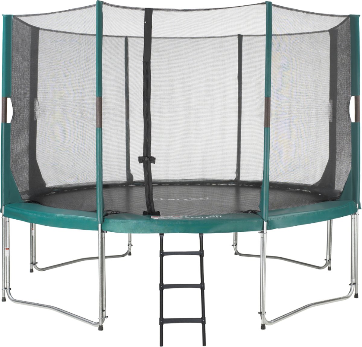 Etan Hi-Flyer 14 Combi Trampoline set -Ø 427 cm - incl. Veiligheidsnet - Uv- bestendig Randkussen - Groen - Rond