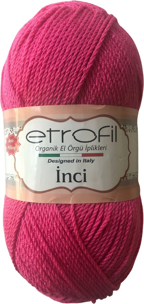 Etrofil Parel 100% Premium anti-pilling acryl-Fuchsia