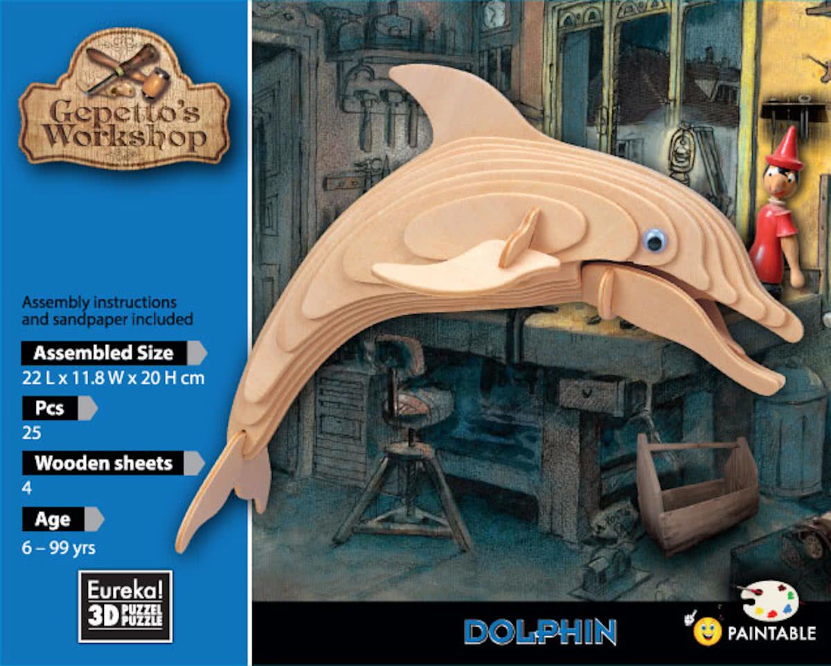 Gepettos Dolphin - 3D puzzel