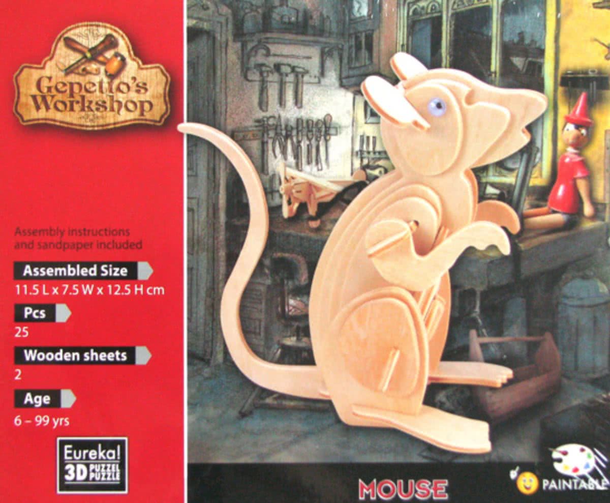 Gepettos Mouse - 3D puzzel