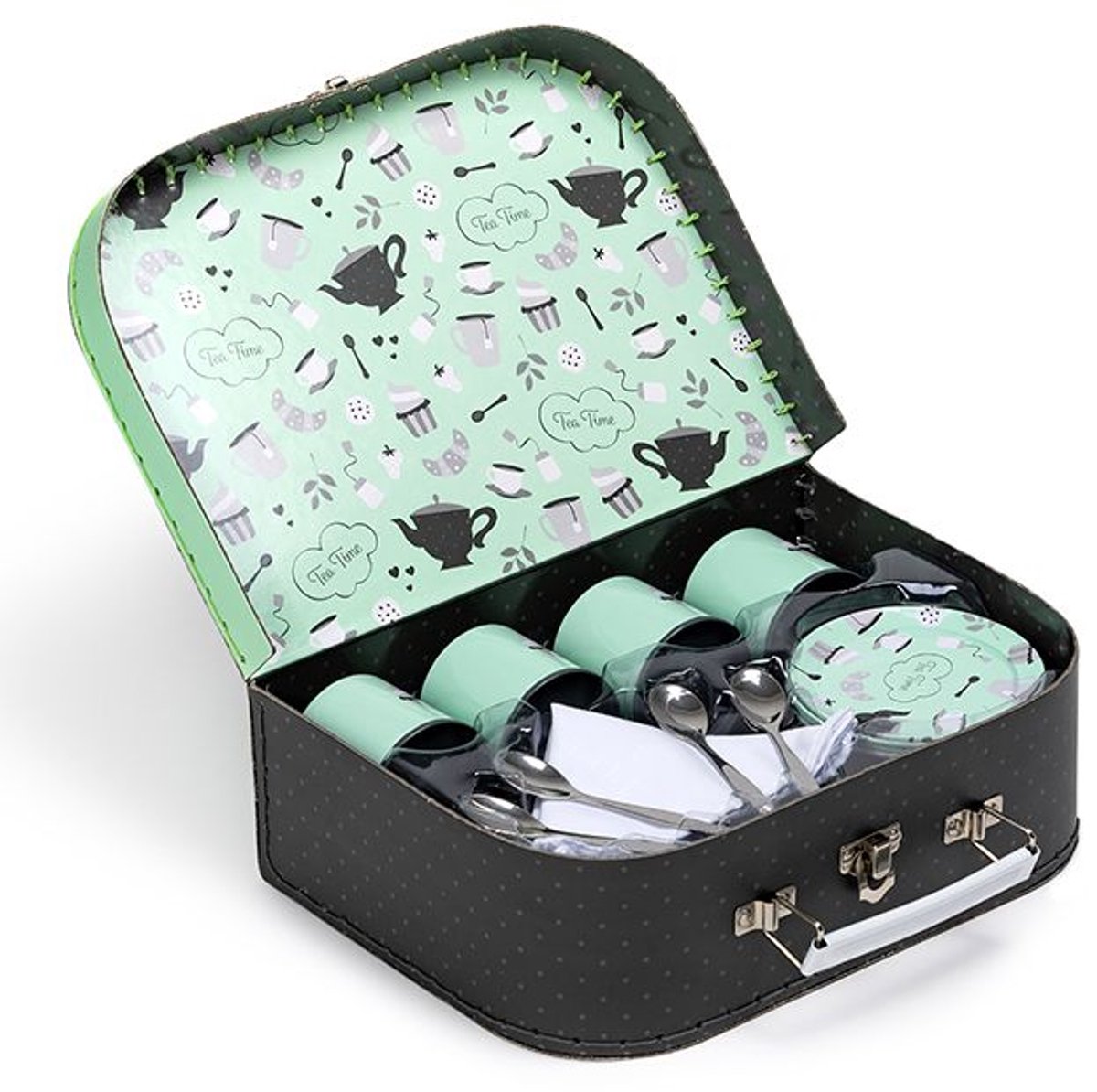 Cooking Dreams Tea Set Green.