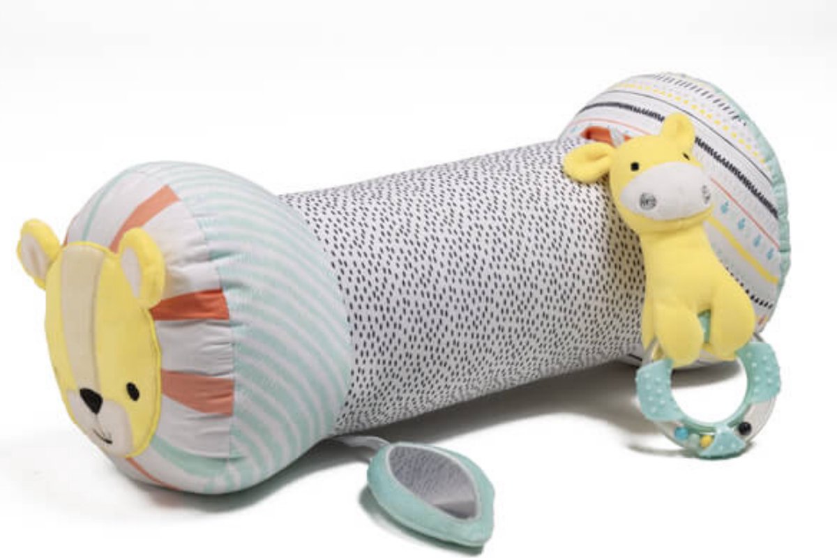 Eurekakids Baby Tummy Roller - Kruiprol met Activiteiten - Van Stof