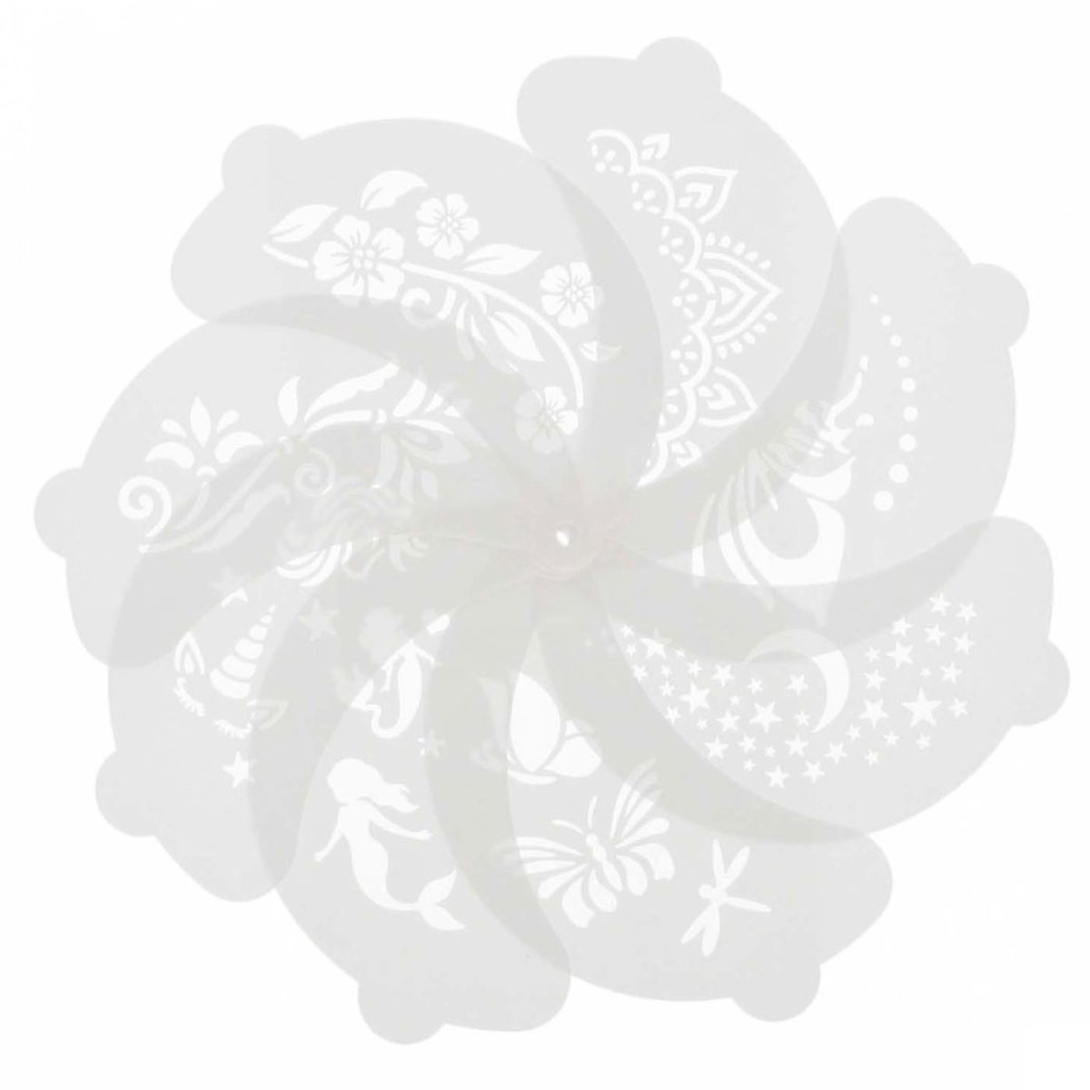 Schmink Sjablonen, 10st.