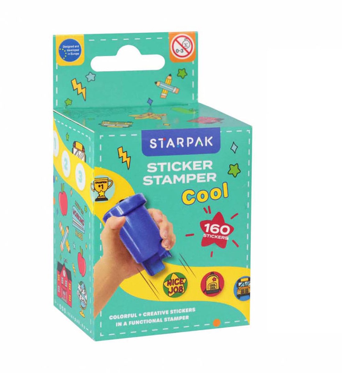 Sticker Stempel Cool, 160st.