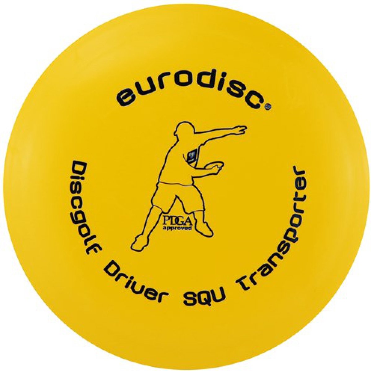 Discgolf Driver standaard geel