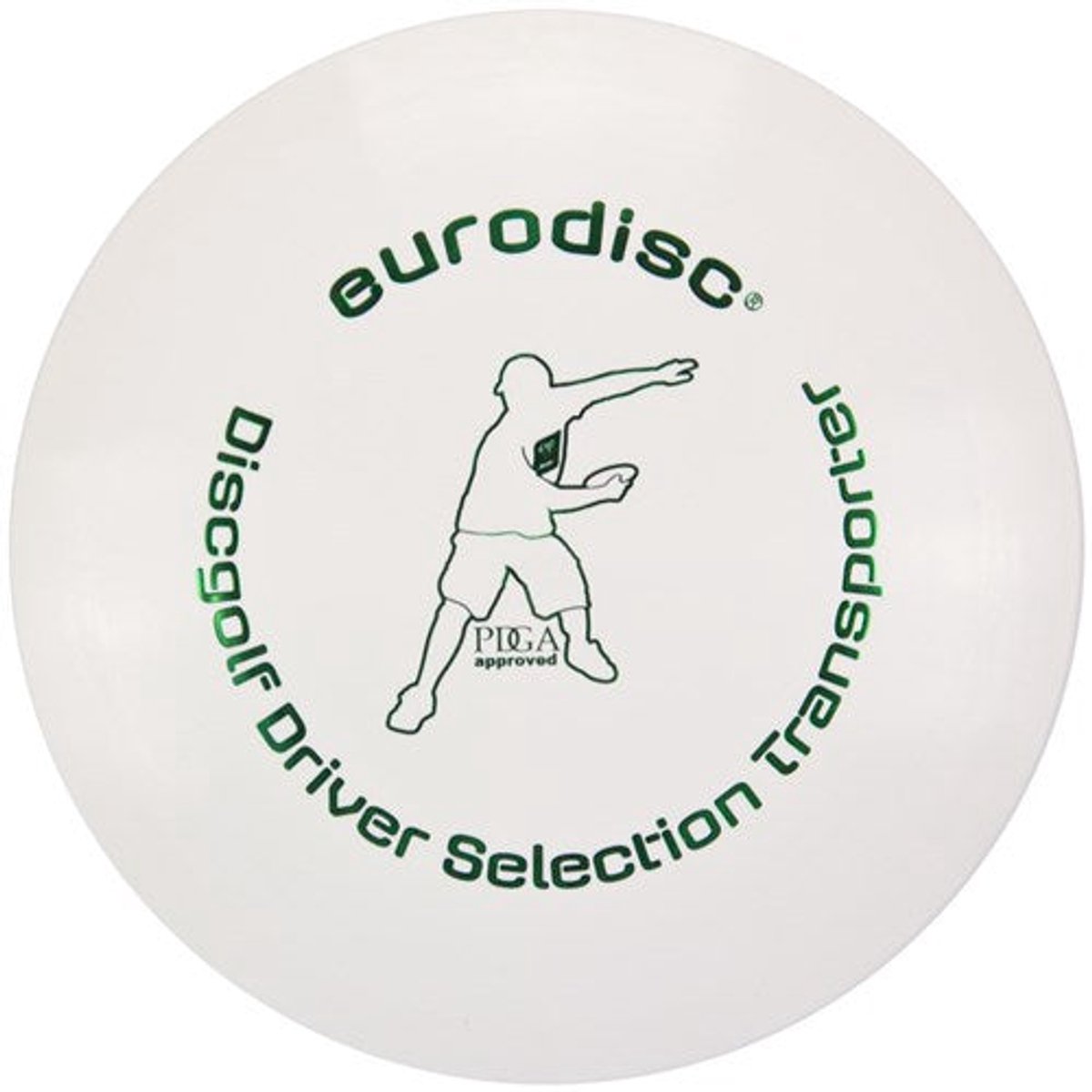 Discgolf disc   Discgolf driver high quality White EDDGSLWHTP Wit 23 cm