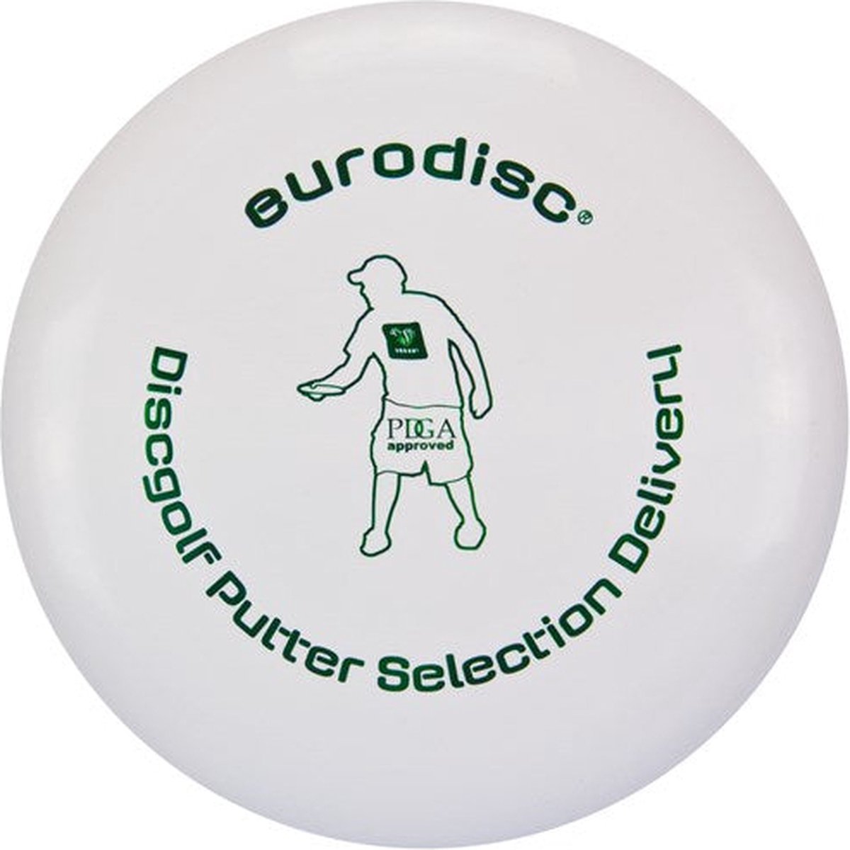 Discgolf disc   Discgolf putter high quality White EDDGSLWHDL Wit 23 cm