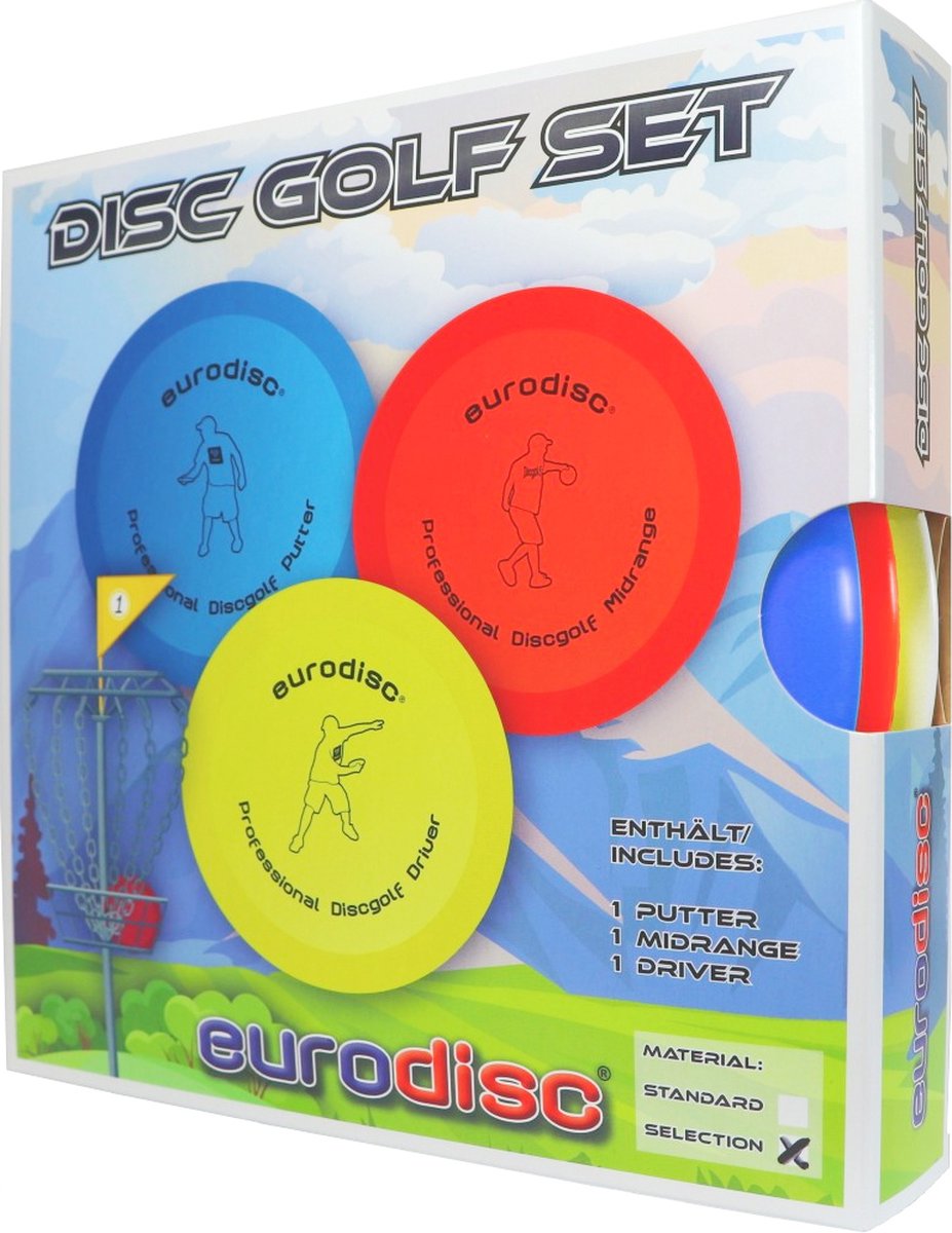 Eurodisc Discgolf start set high qual.