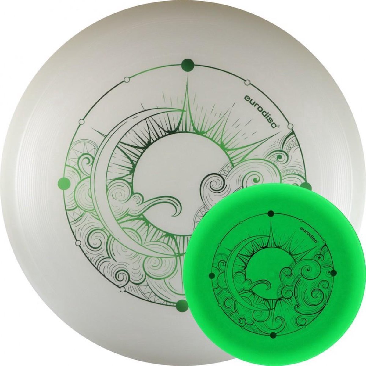 Eurodisc Superglow 175gr Frisbee Groen