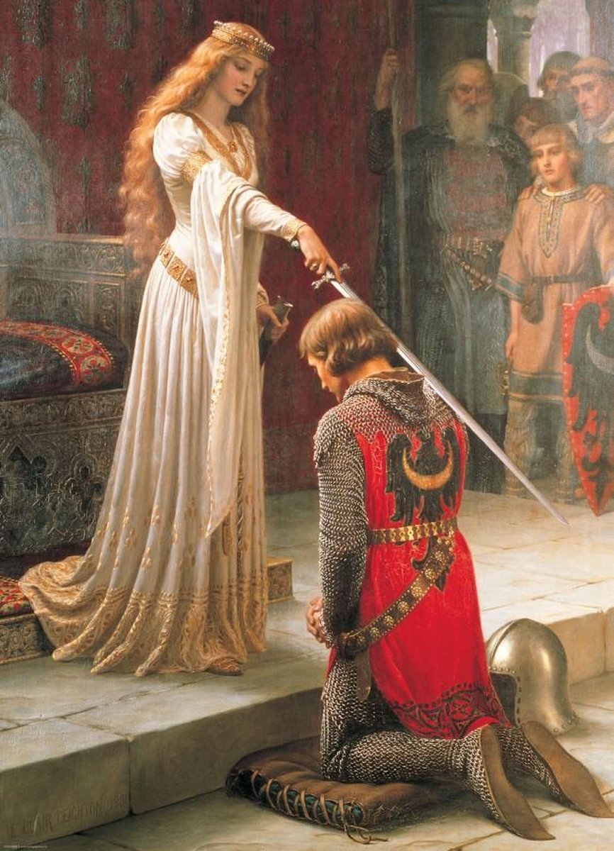 Eurographics - Fine Art Collection-  Edmund Blair Leighton - The Accolade