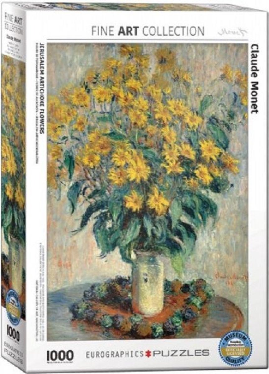 Eurographics Jerusalem Artichoke Flowers - Claude monet 1000 stukjes