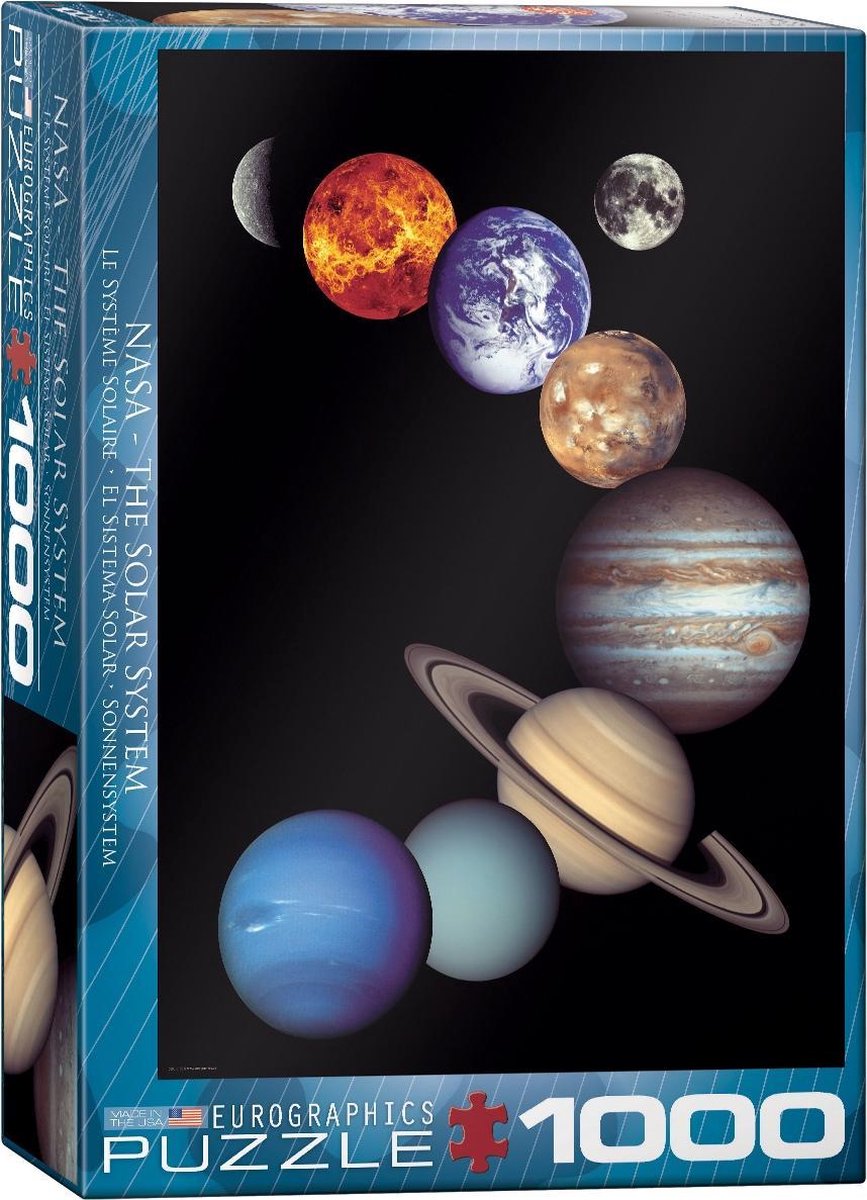 Eurographics NASA The Solar System Legpuzzel 1000 stuk(s)