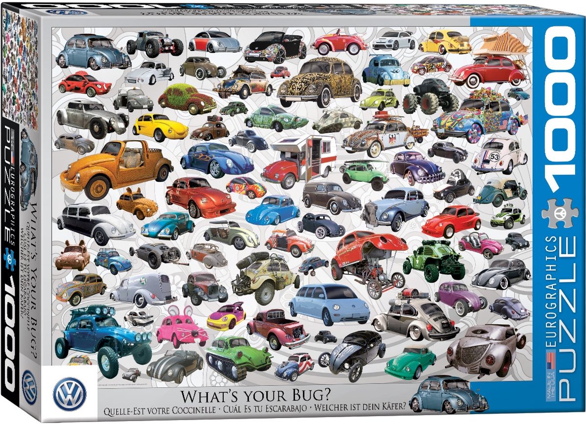 Eurographics Puzzel - Volkswagen Kever Collage (1000)