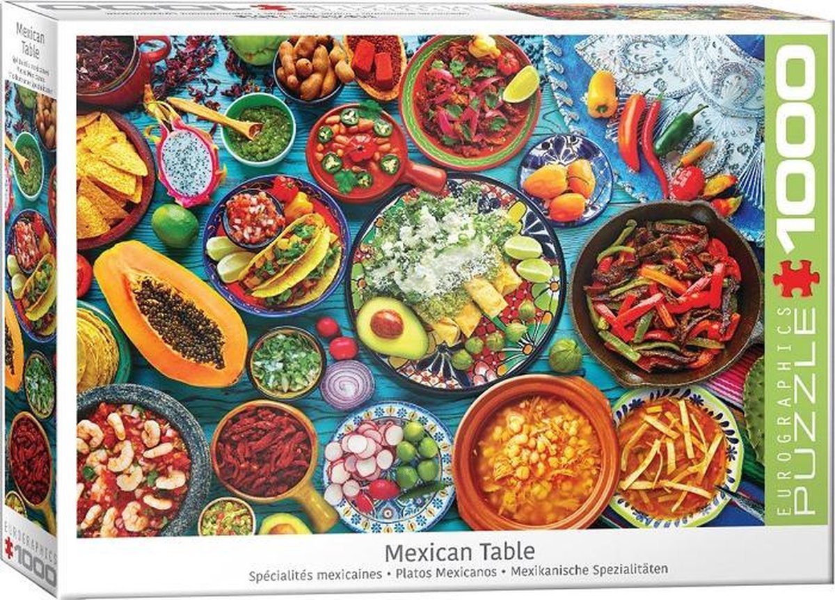 Eurographics Puzzel: Mexican Table - 1000 Stukjes