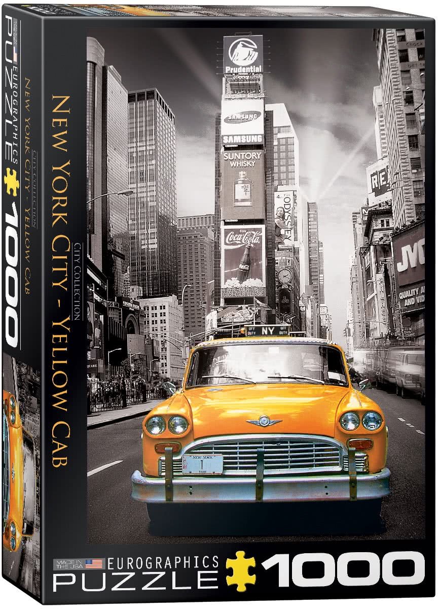 Eurographics Puzzle - New York City Yellow Cab - 1000 stukjes