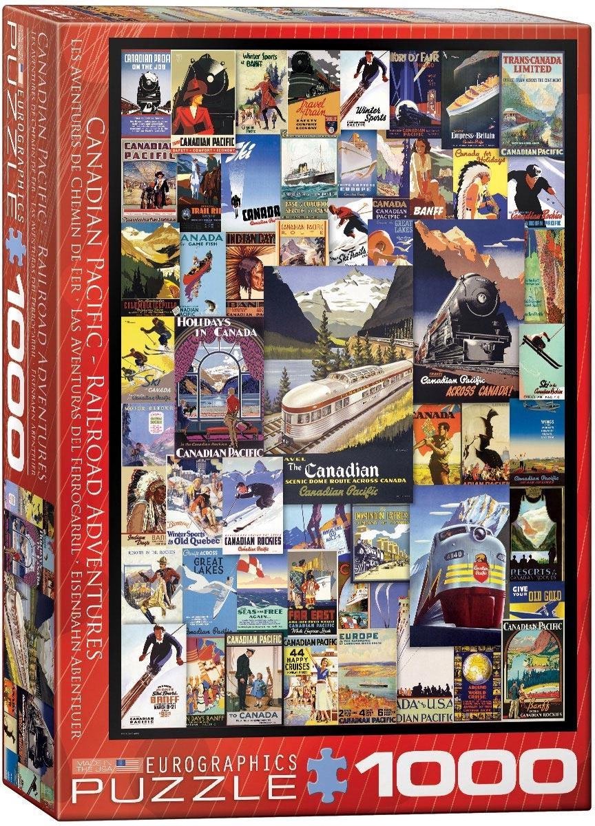 Eurographics Railroad Adventures 1000pcs Legpuzzel 1000 stuk(s)