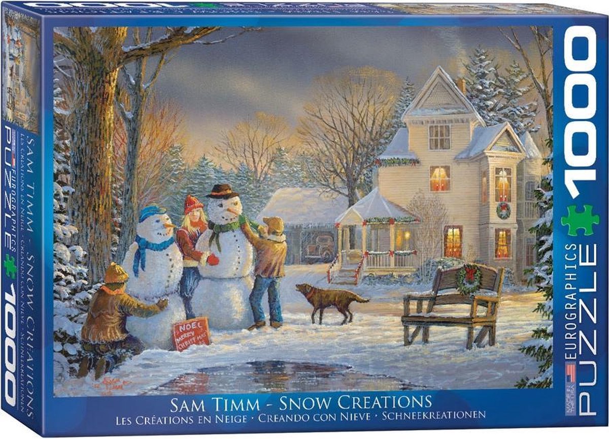 Eurographics Snow Creations 1000pcs Legpuzzel 1000 stuk(s)