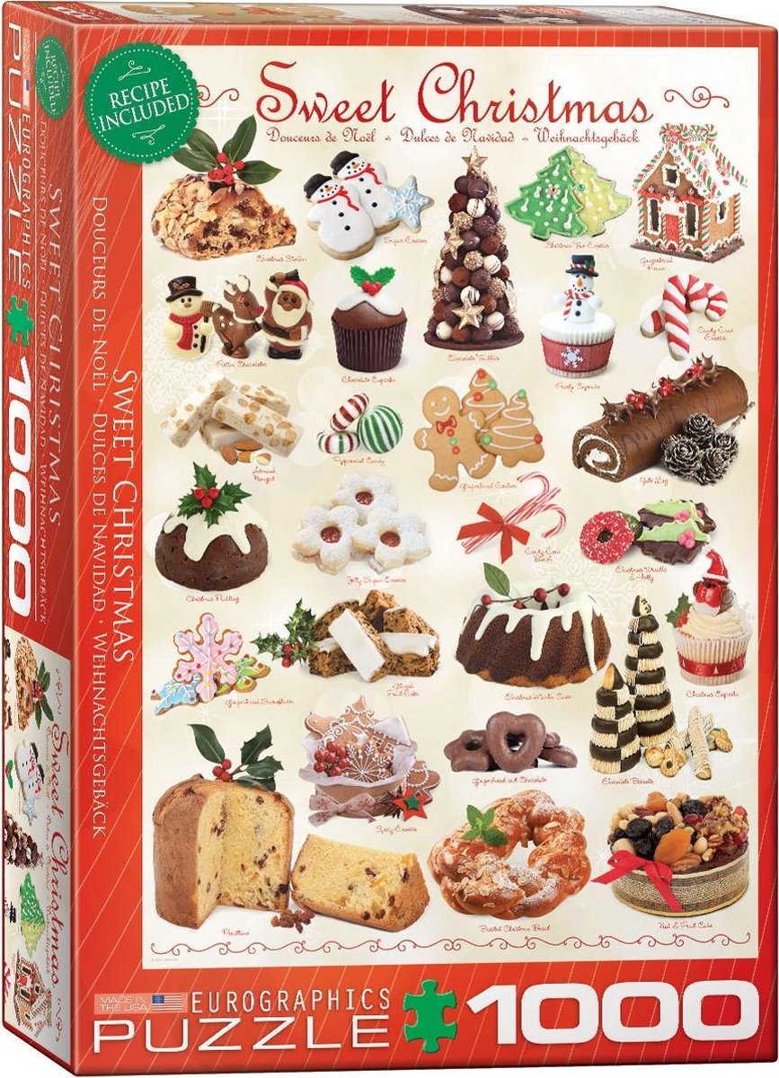 Eurographics Sweet Christmas (1000) (kerst/ winter 2021)