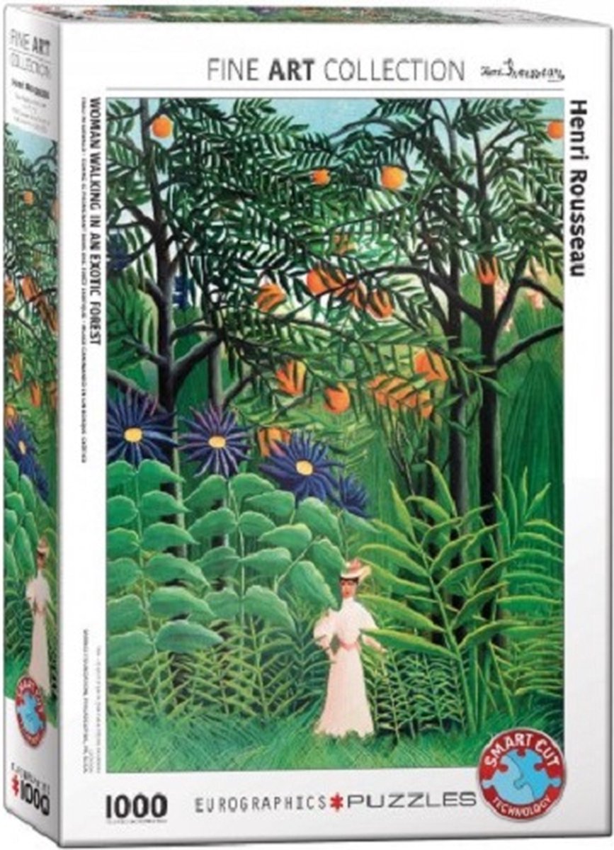 Eurographics Woman in an Exotic Forest - Henri Rousseau (1000)