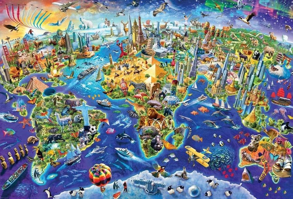 Eurographics puzzel - Crazy World