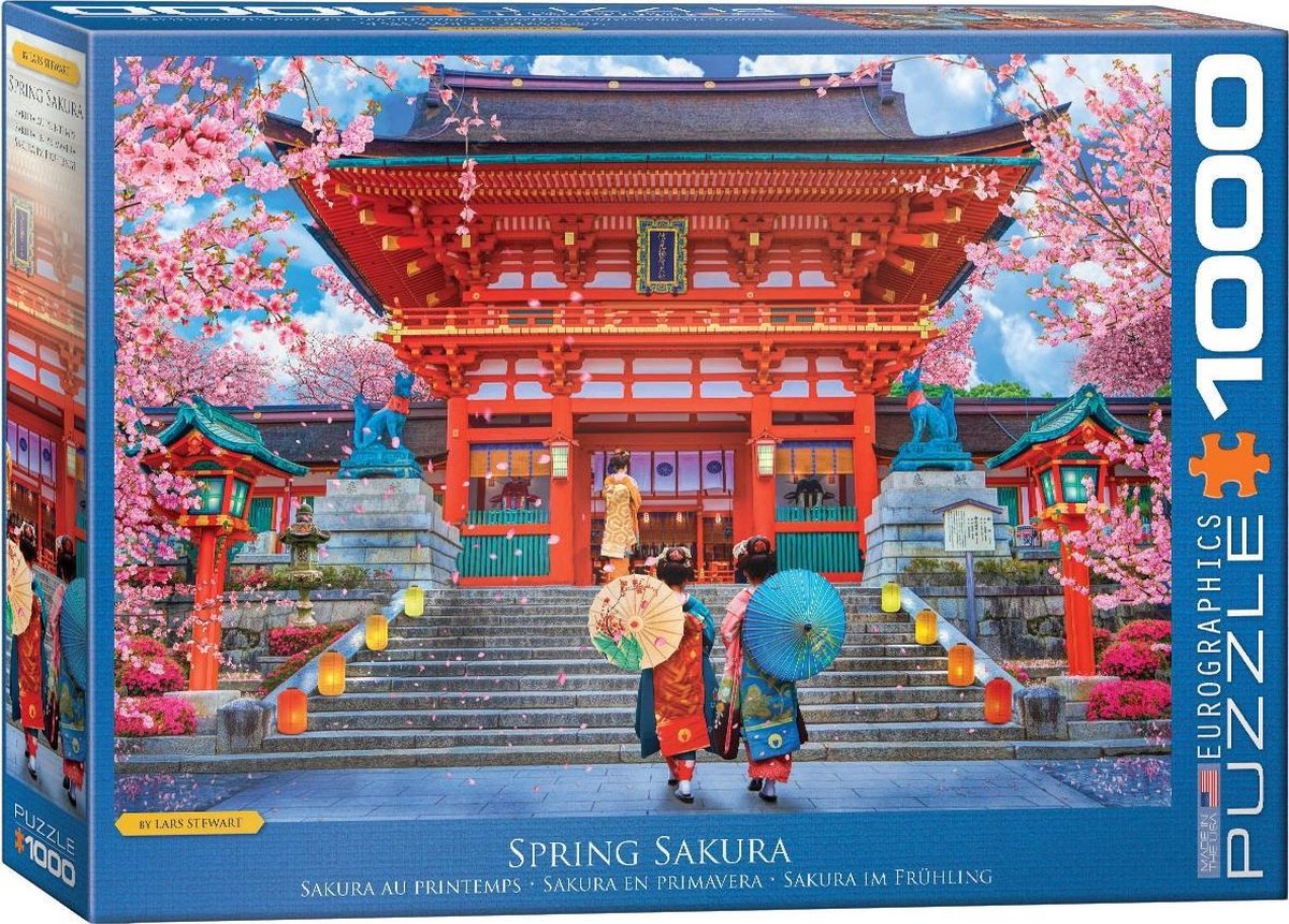 Eurographics puzzel Asia House - David McLean - 1000 stukjes