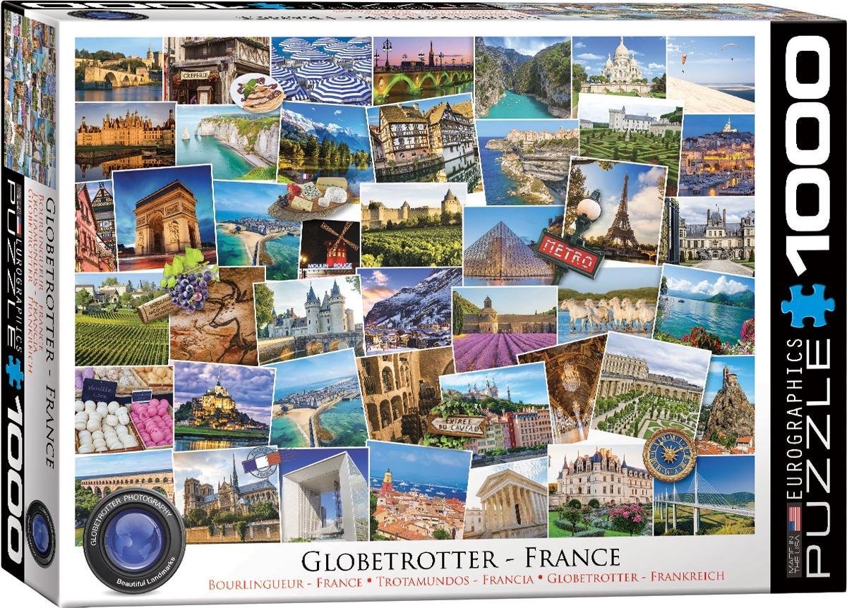 Eurographics puzzel France - Globetrotter - 1000 stukjes