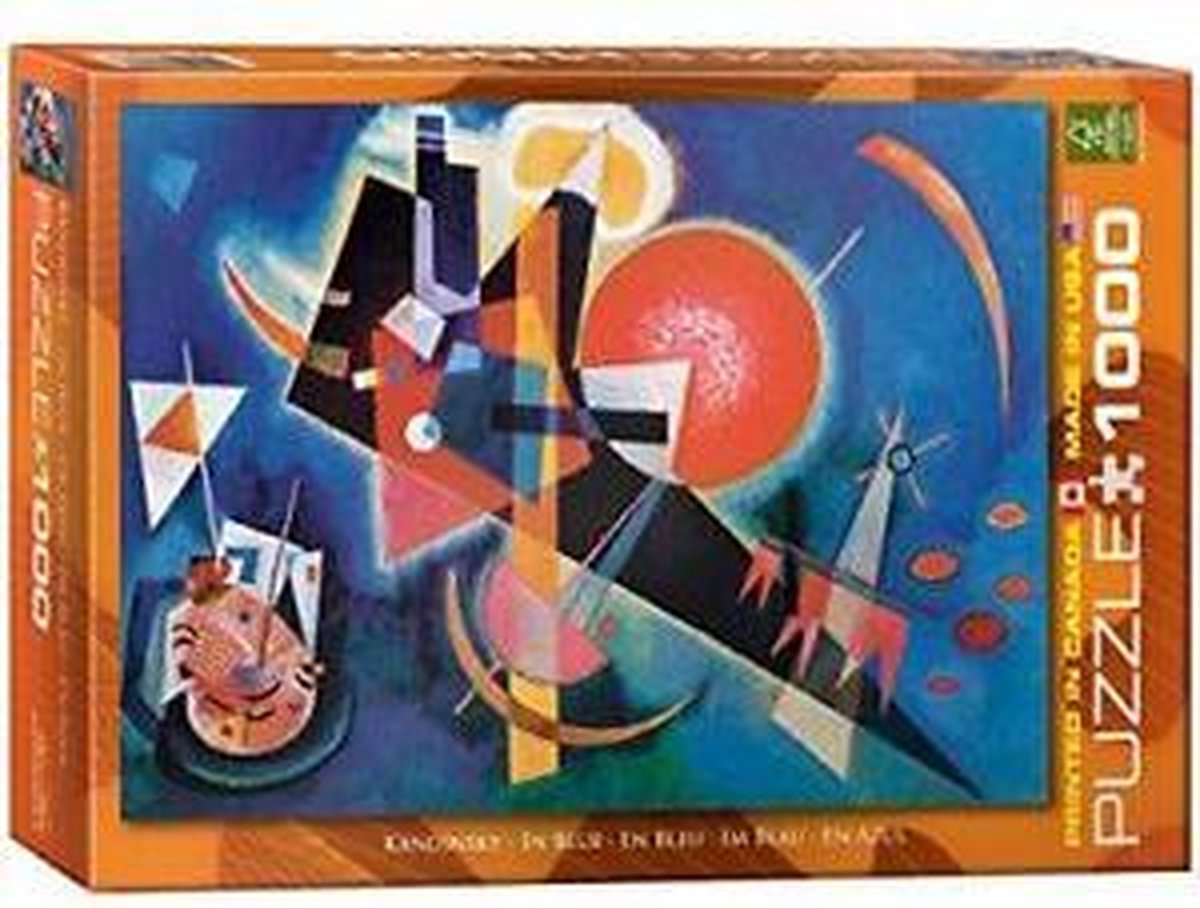 Eurographics puzzel In Blue - Wassily Kandinsky - 1000 stukjes