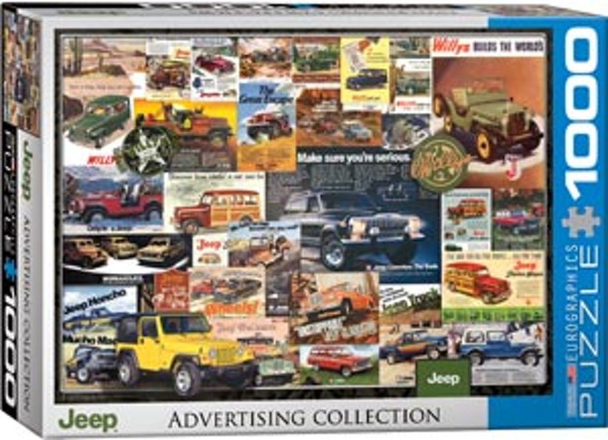 Eurographics puzzel: Jeep Advertising Collection (1000)