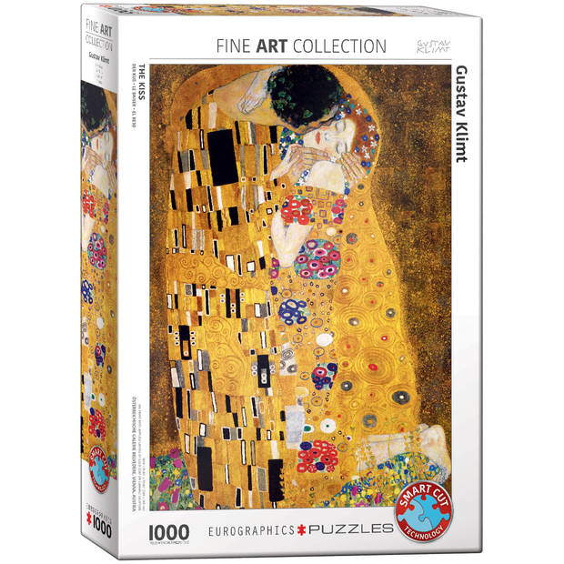 Eurographics puzzel The Kiss - Gustav Klimt - 1000 stukjes