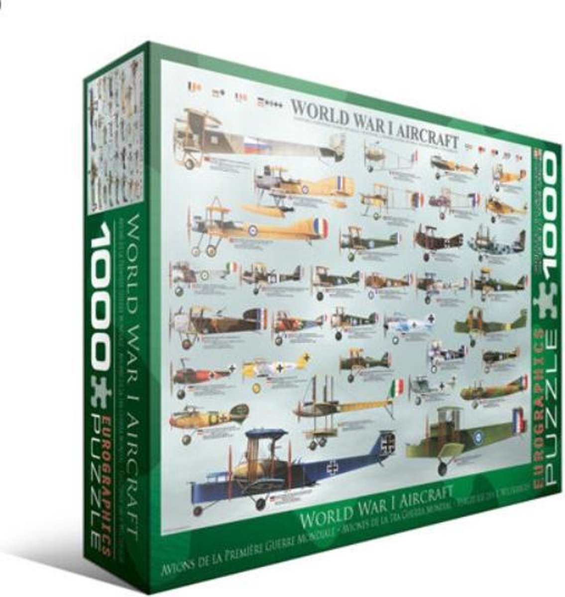 Eurographics puzzel World War I Aircraft - 1000 stukjes