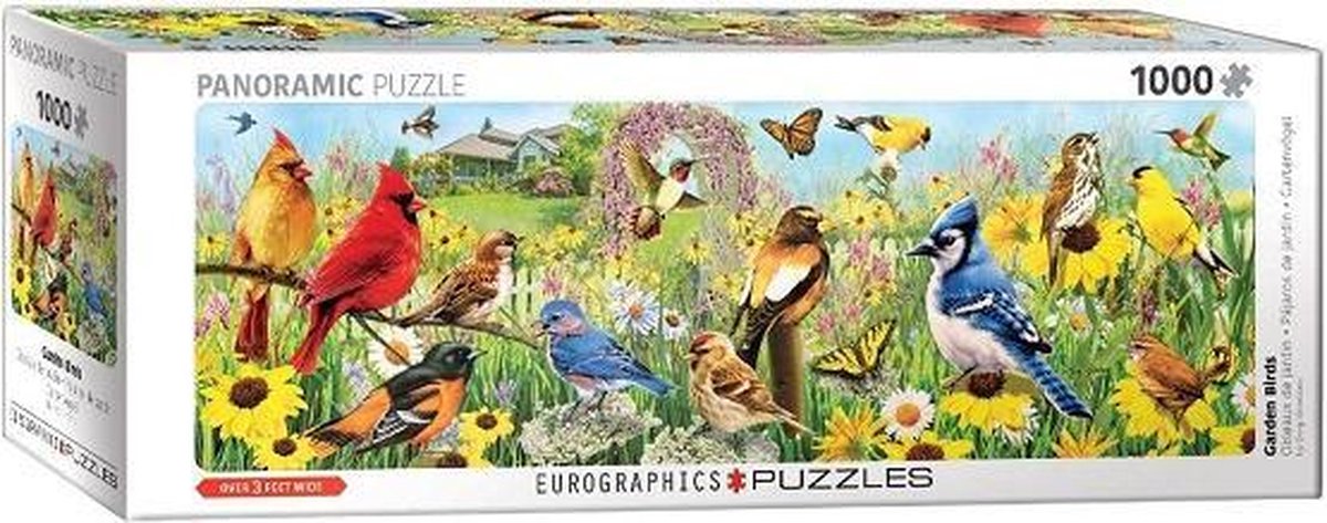 Garden Birds - 1000 stukjes - Legpuzzel