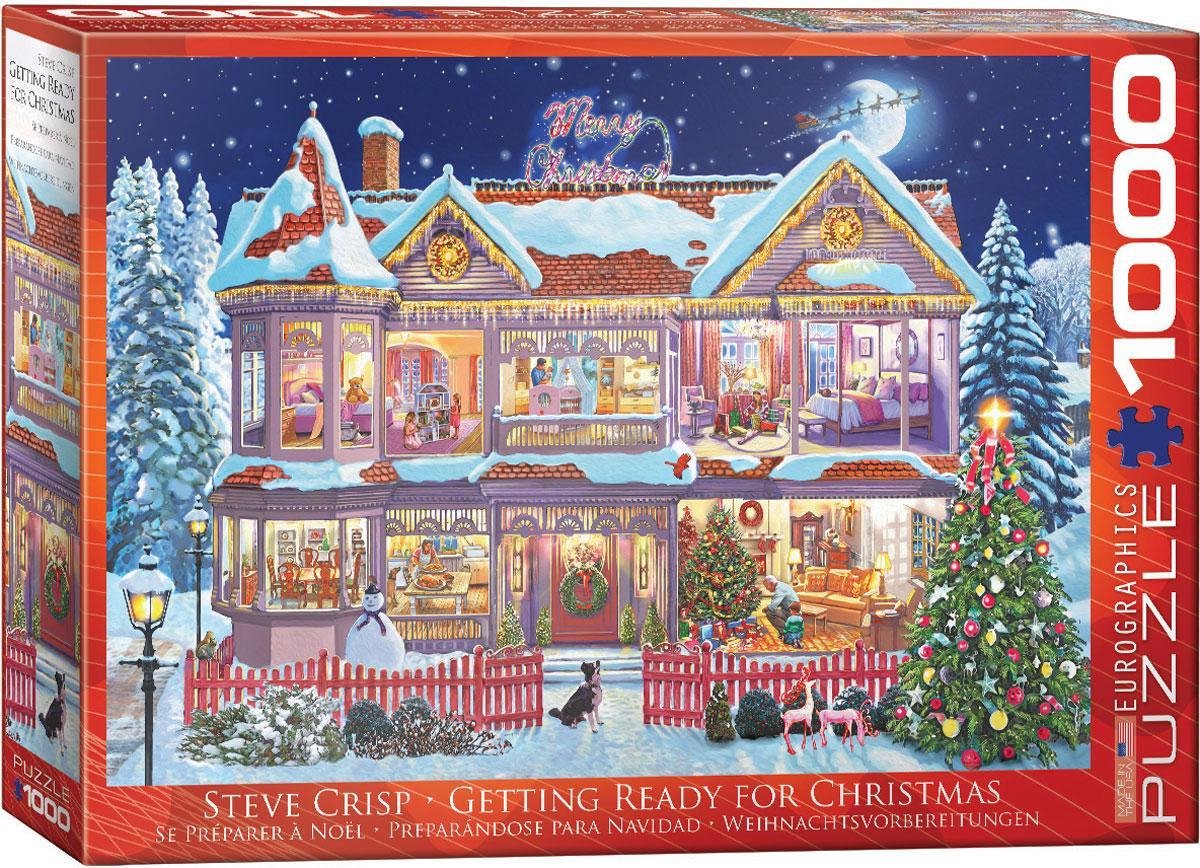 Getting Ready for Christmas Steve Crisp - 1000 stukjes - Legpuzzel