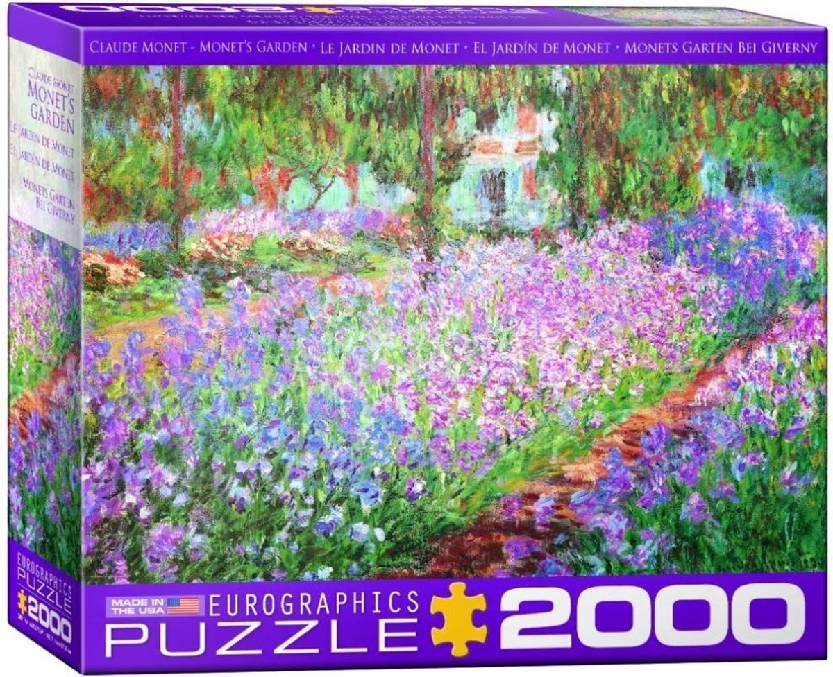 Monet´s Garden - Claude Monet Puzzel 2000 Stukjes