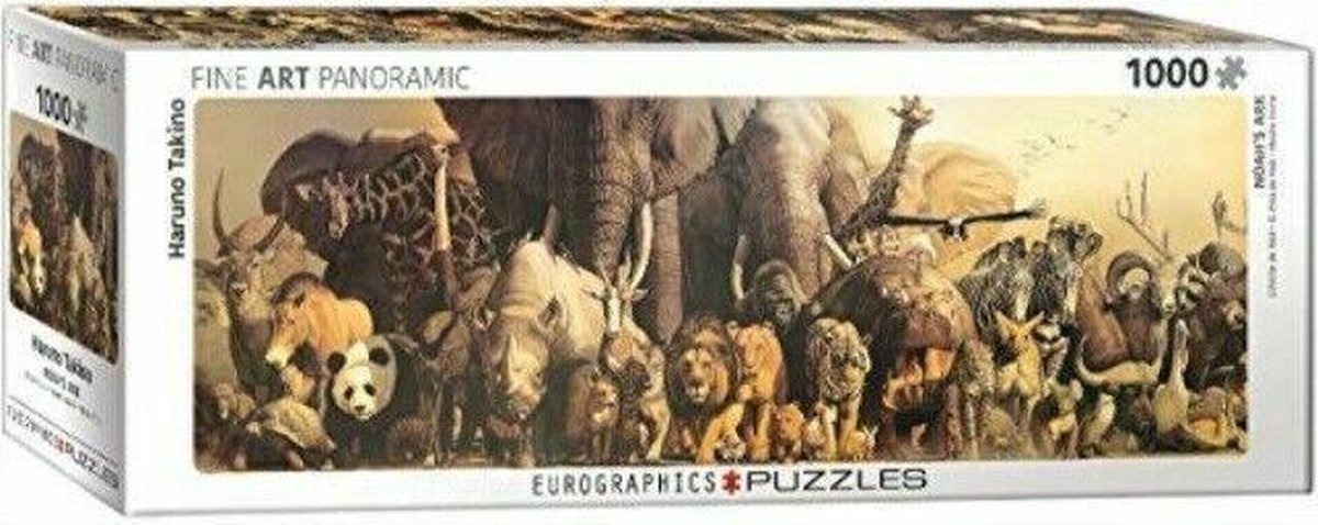 Noahs Ark - Haruo Takino Panorama Puzzel 1000 Stukjes