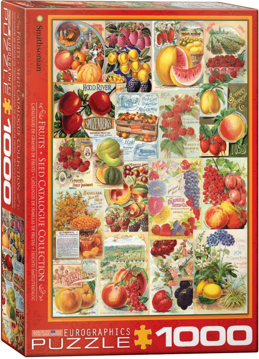 Puzzel - Fruit zaadcatalogus - 1000st.