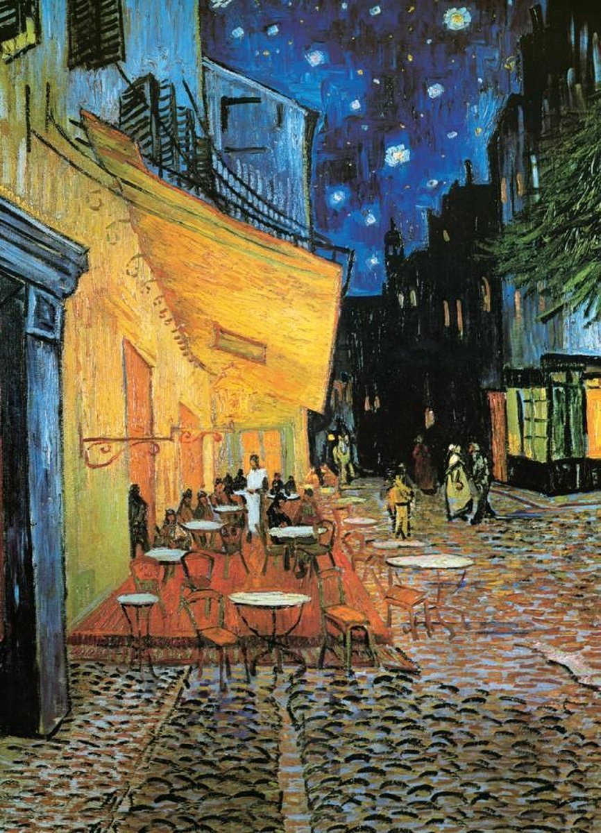 Puzzel 1000 stukjes - Café Terrace at Night - Vincent van Gogh