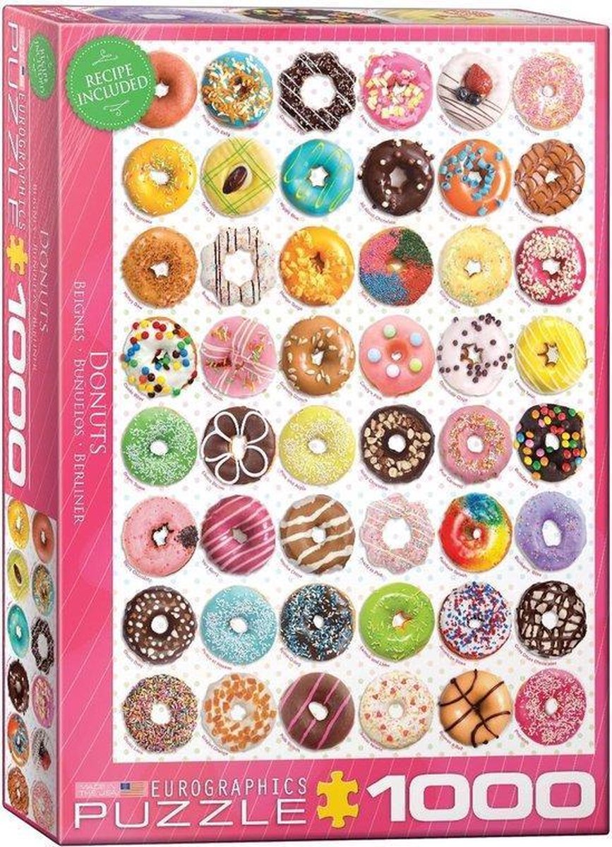 Puzzel 1000 stukjes - Donuts