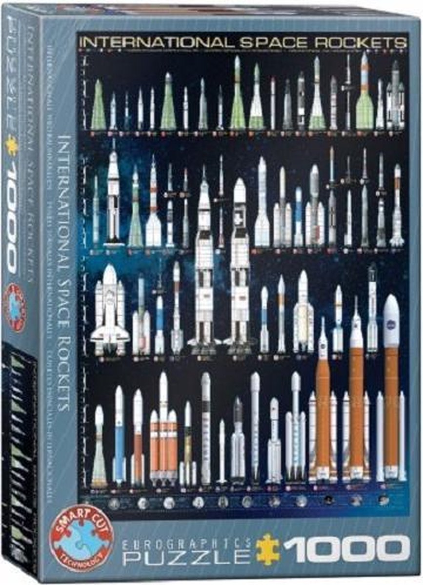 Puzzel 1000 stukjes - International Space Rockets