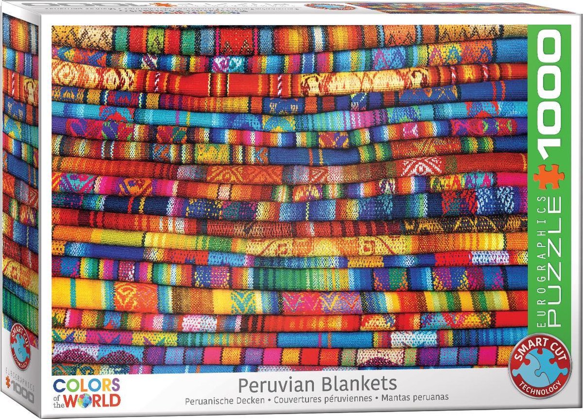 Puzzel 1000 stukjes - Peruvian Blankets