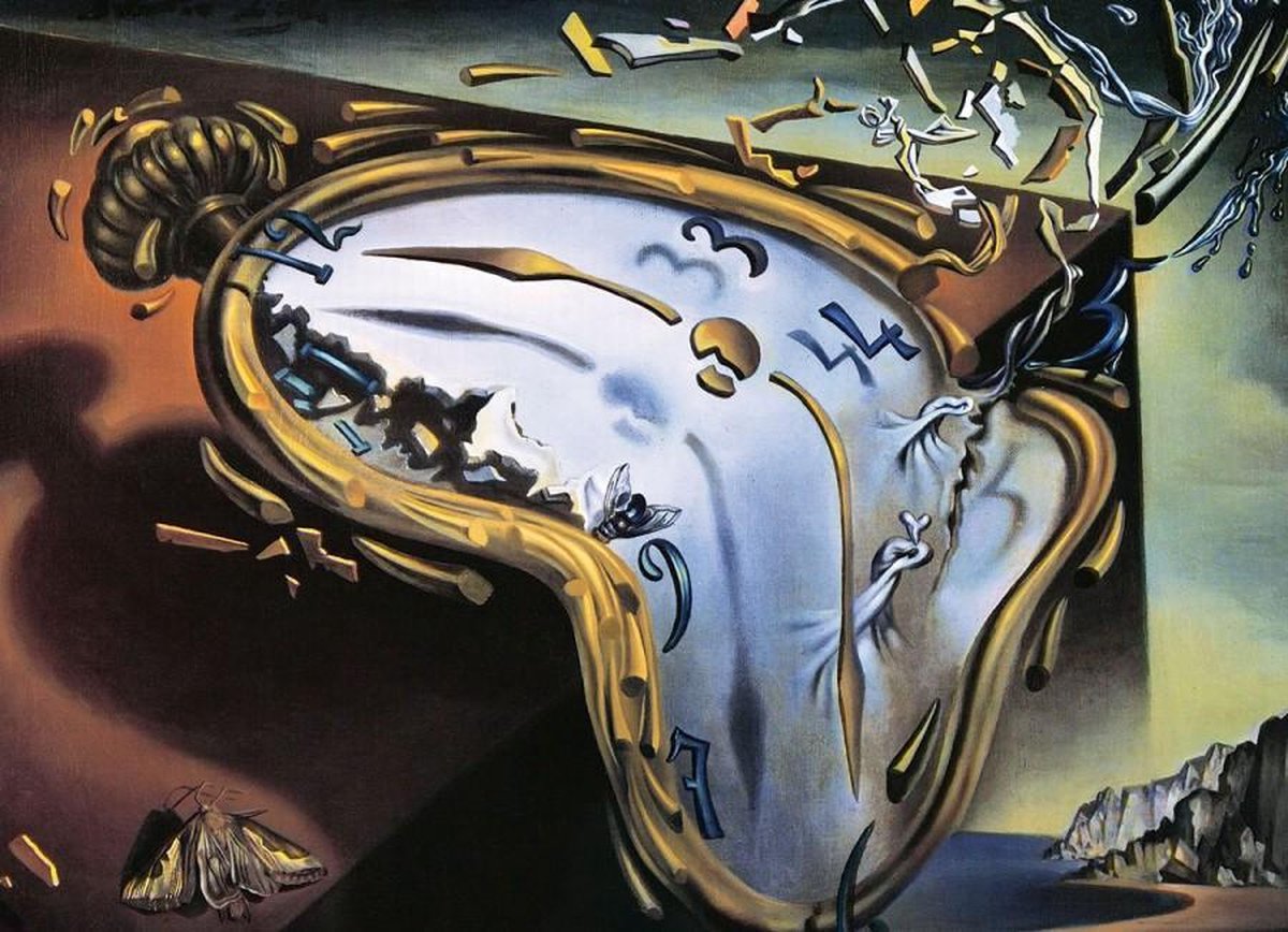 Puzzel 1000 stukjes - Soft Watch at the Moment of its First Explosion - Salvador Dalí