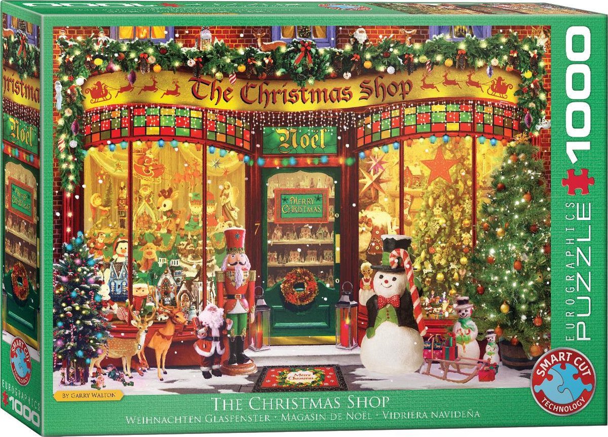 Puzzel 1000 stukjes - The Christmas Shop - Garry Walton