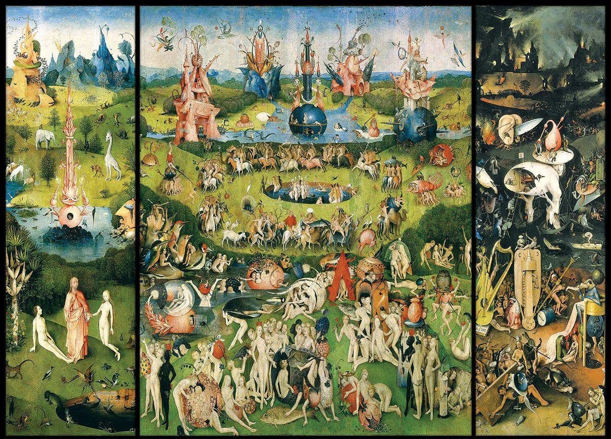 Puzzel 1000 stukjes - The garden of Earthly Delights - Jheronimus Bosch