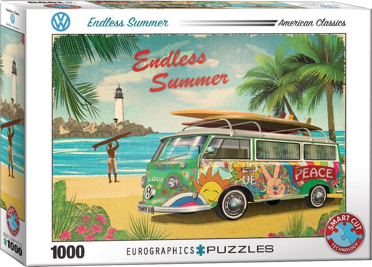 Puzzel 1000 stukjes - VW Endless Summer - ZOMERPUZZEL