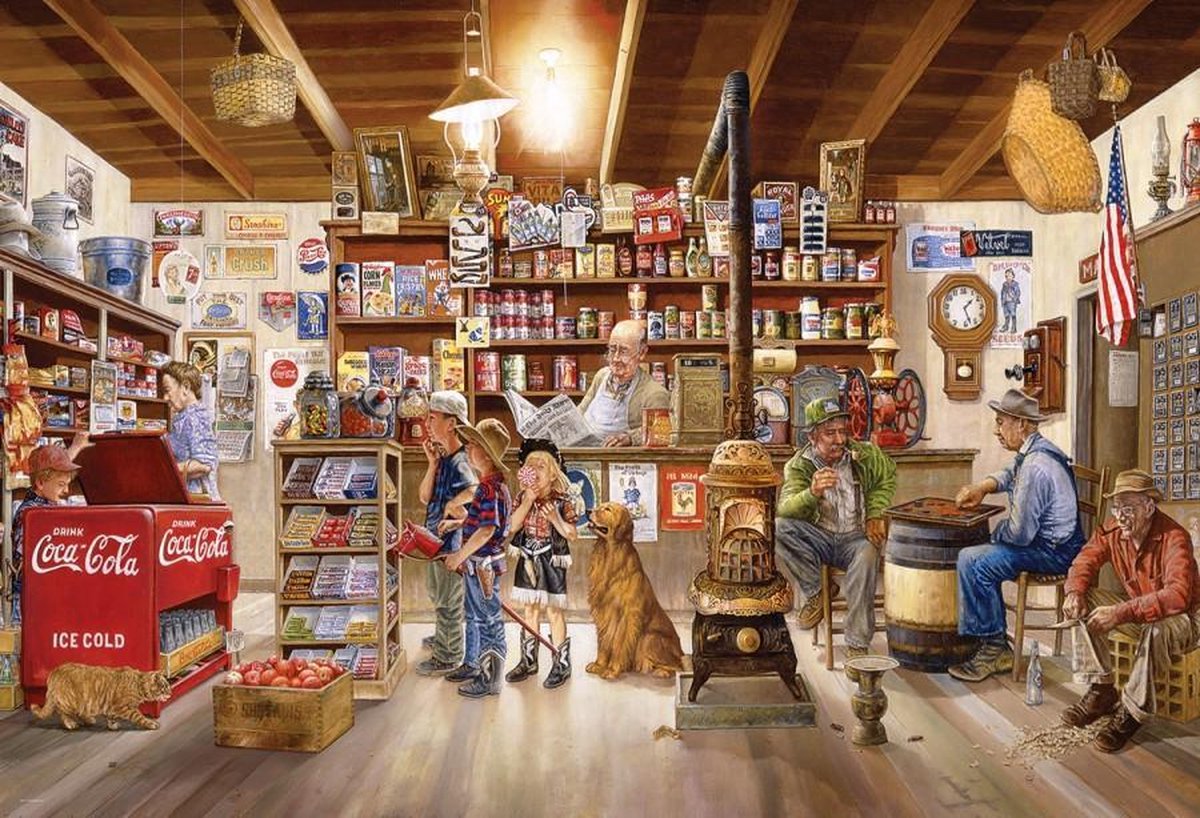 Puzzel 2000 stukjes - The General Store - Les Ray