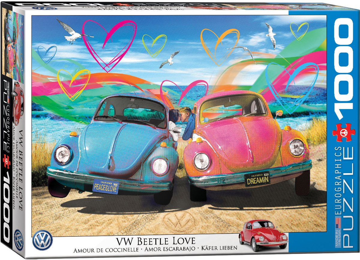 Puzzel VW Beetle Love