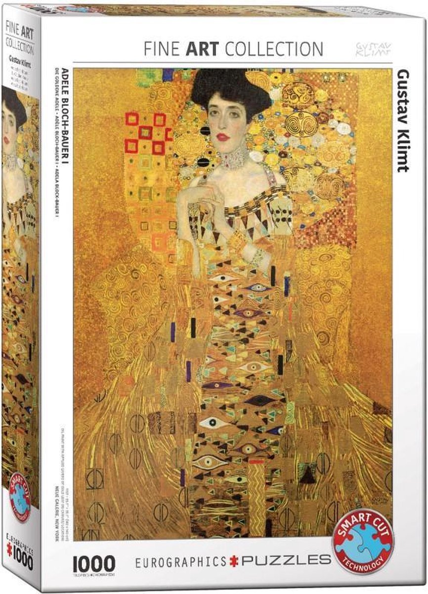 Puzzel eurographics adele bloch-bauer gustav klimt 1000 stukje 48x68