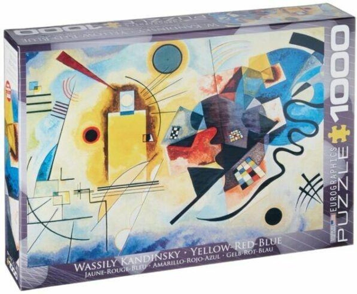 Yellow Red Blue - Wassily Kandinsky Puzzel 1000 Stukjes