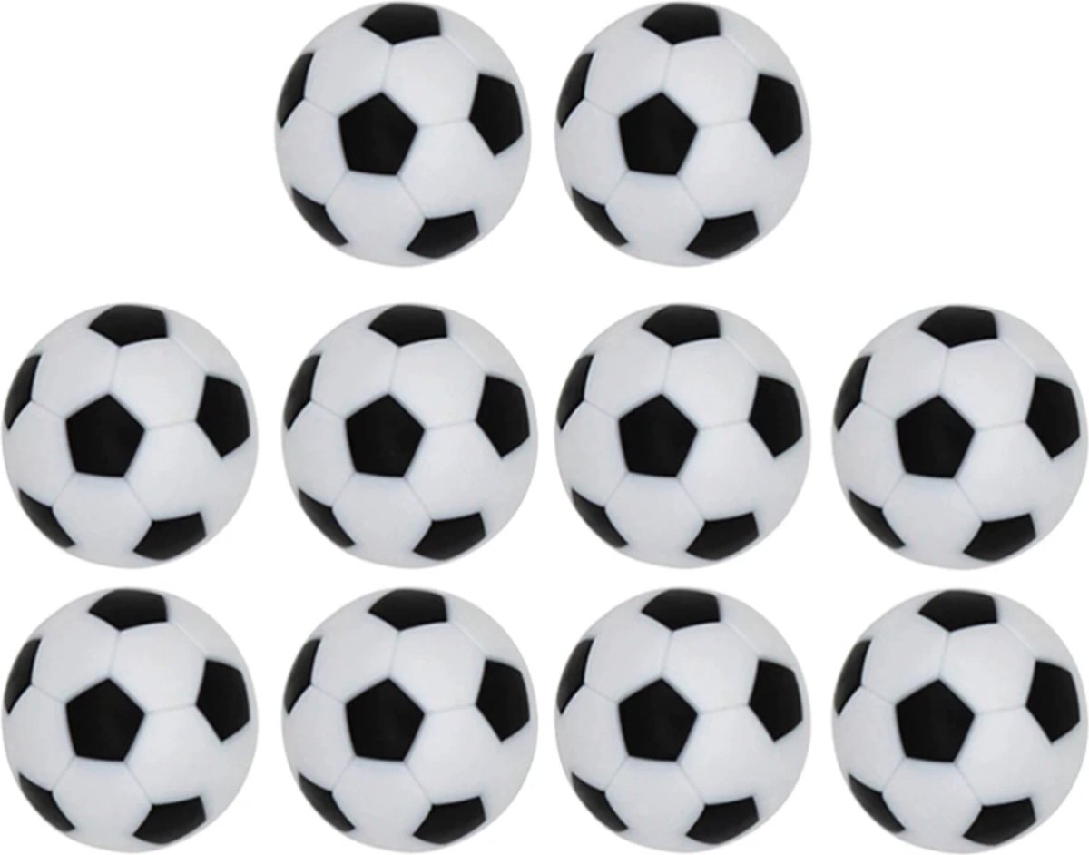 10x Voetbal tafel balletjes fusbal ballen bal