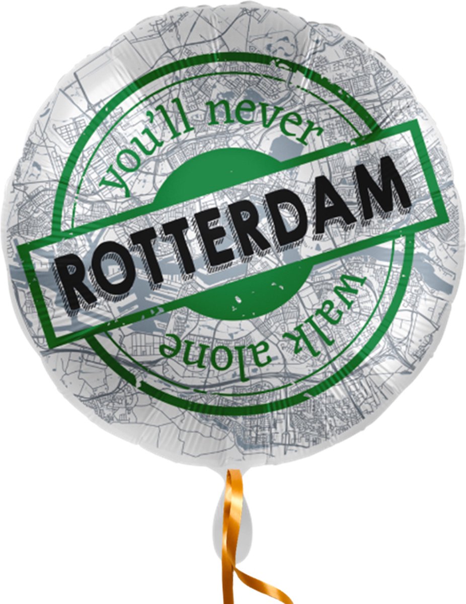 Folieballon You’ll never walk alone Rotterdam - 43 cm